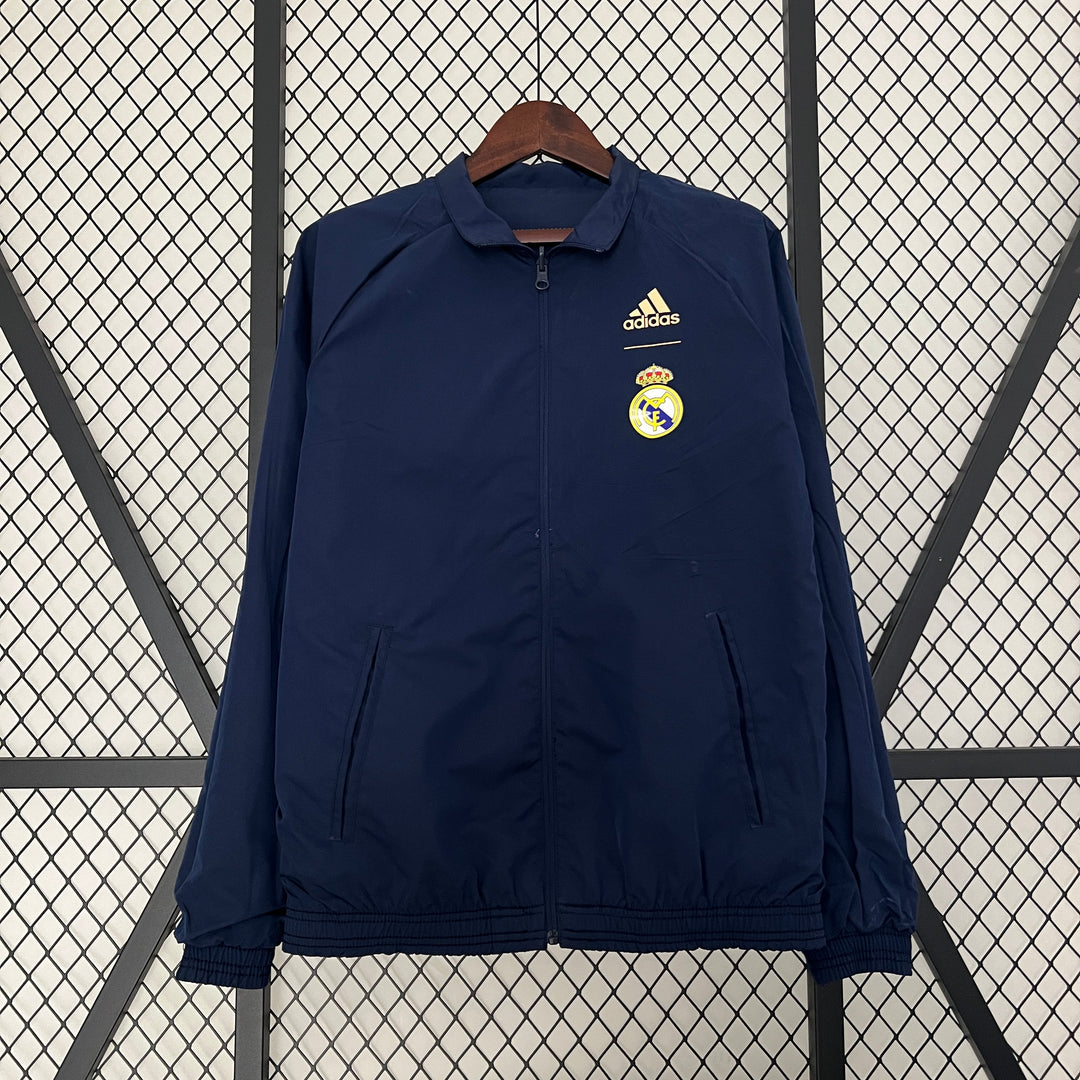 Real Madrid 24/25 IMPERMEABILE - REVERSIBILE DOUBLE FACE BLUE