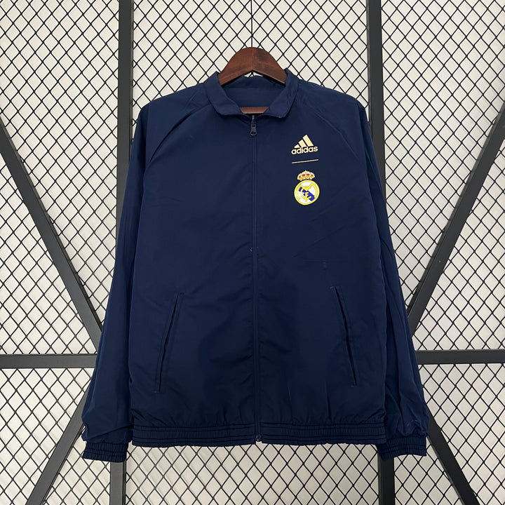 Real Madrid 24/25 IMPERMEABILE - REVERSIBILE DOUBLE FACE BLUE