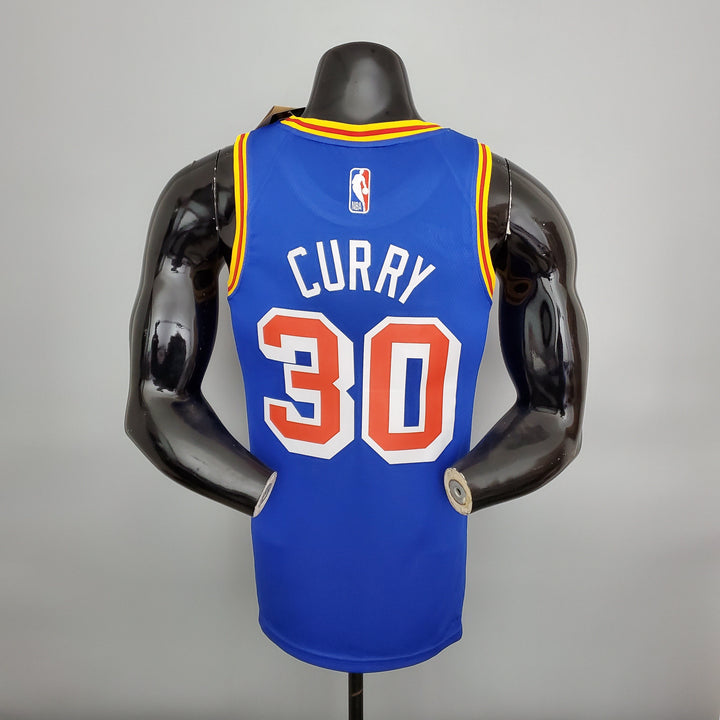 Warriors 30 CURRY - 75esimo anniversario - BLU