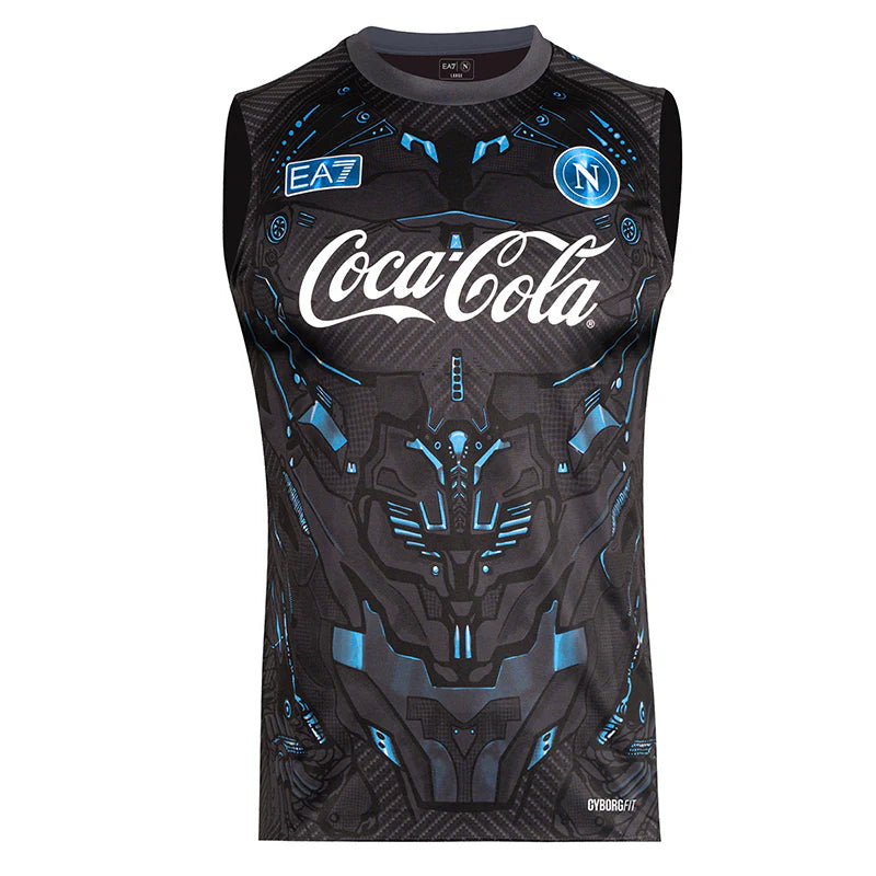 NAPOLI 25/26 - CANOTTA ALLENAMENTO BLACK
